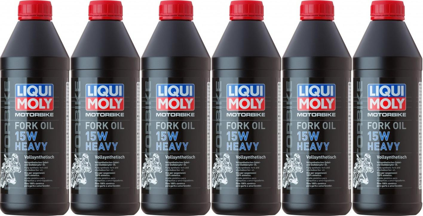 Liqui Moly 2717 Motorbike Fork Oil 15W heavy Gabelöl 6x 1l = 6 Liter