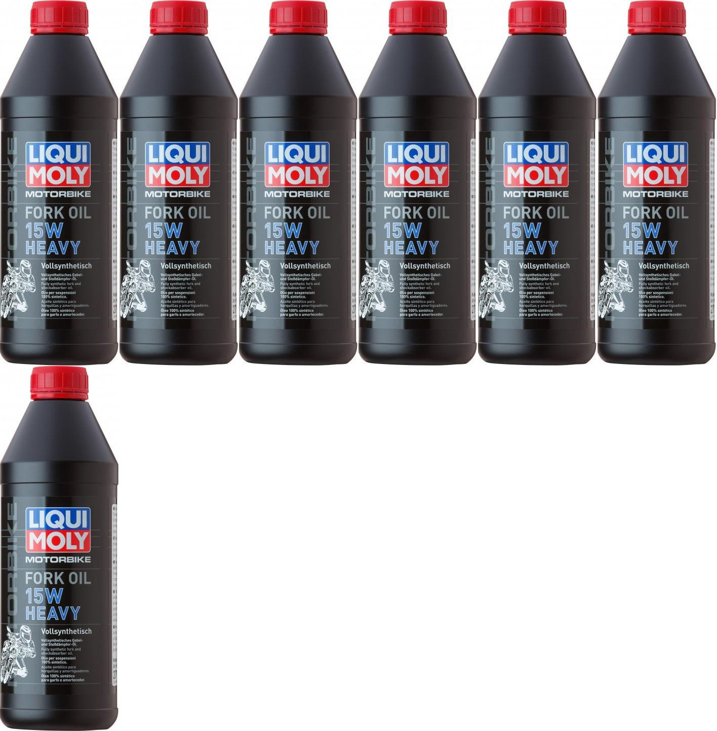 Liqui Moly 2717 Motorbike Fork Oil 15W heavy Gabelöl 7x 1l = 7 Liter