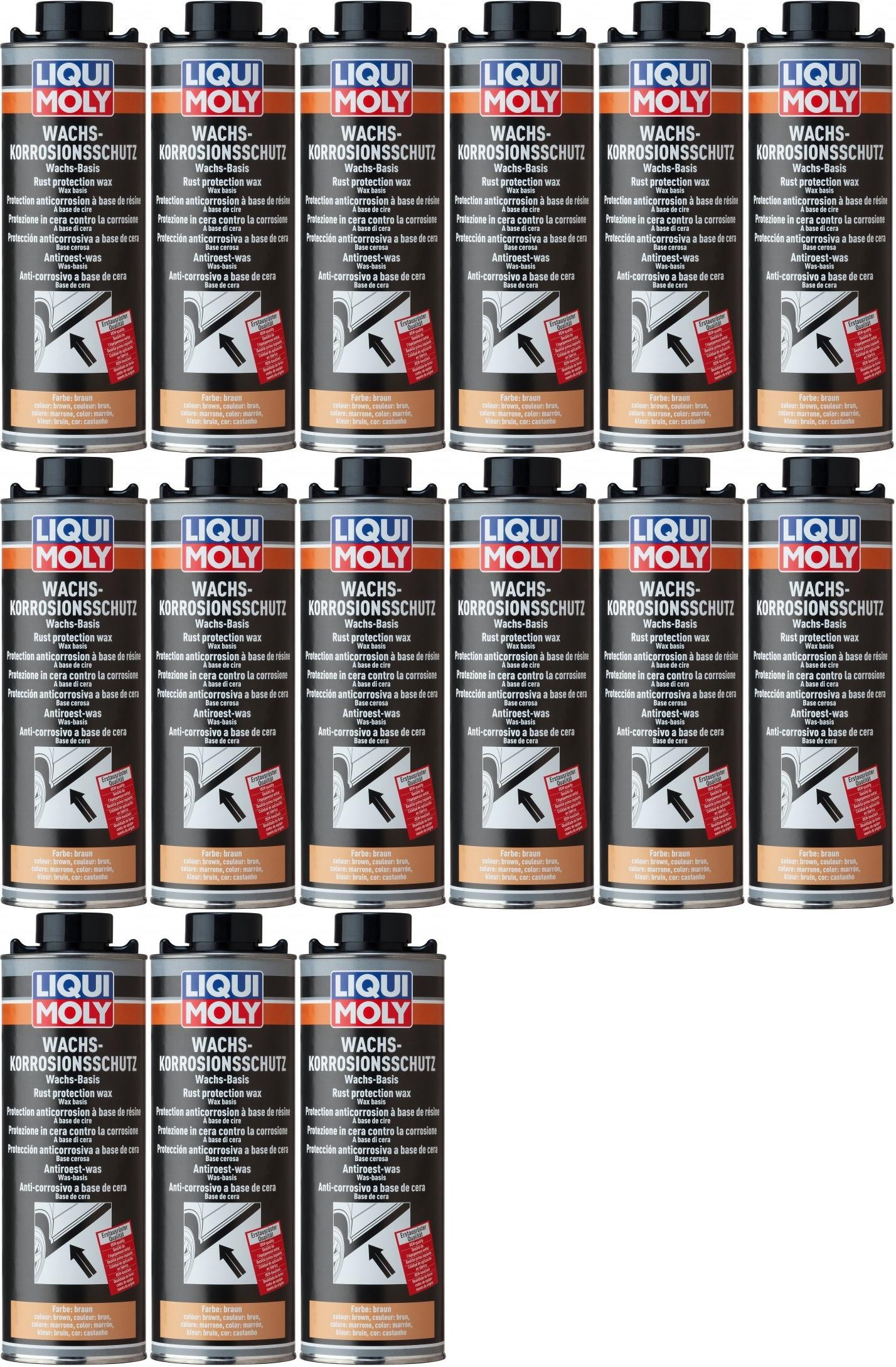 Liqui Moly 6104 Wachs-Korrosions-Schutz braun/transparent 15x 1l = 15 Liter
