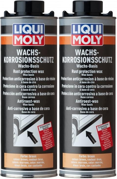 Liqui Moly 6104 Wachs-Korrosions-Schutz braun/transparent 2x 1l = 2 Liter