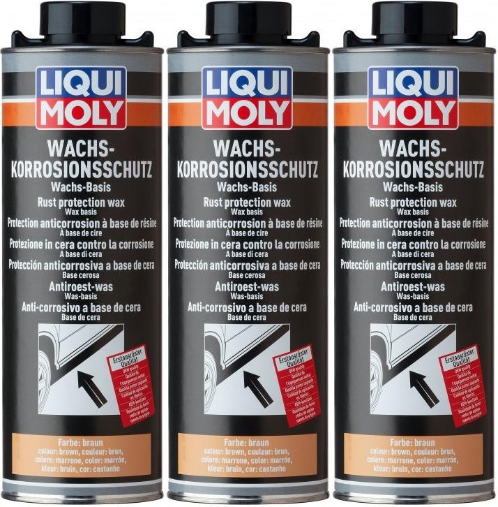 Liqui Moly 6104 Wachs-Korrosions-Schutz braun/transparent 3x 1l = 3 Liter