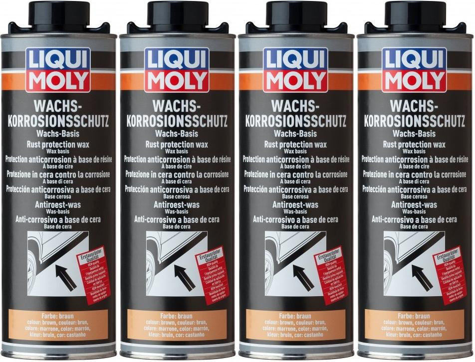 Liqui Moly 6104 Wachs-Korrosions-Schutz braun/transparent 4x 1l = 4 Liter