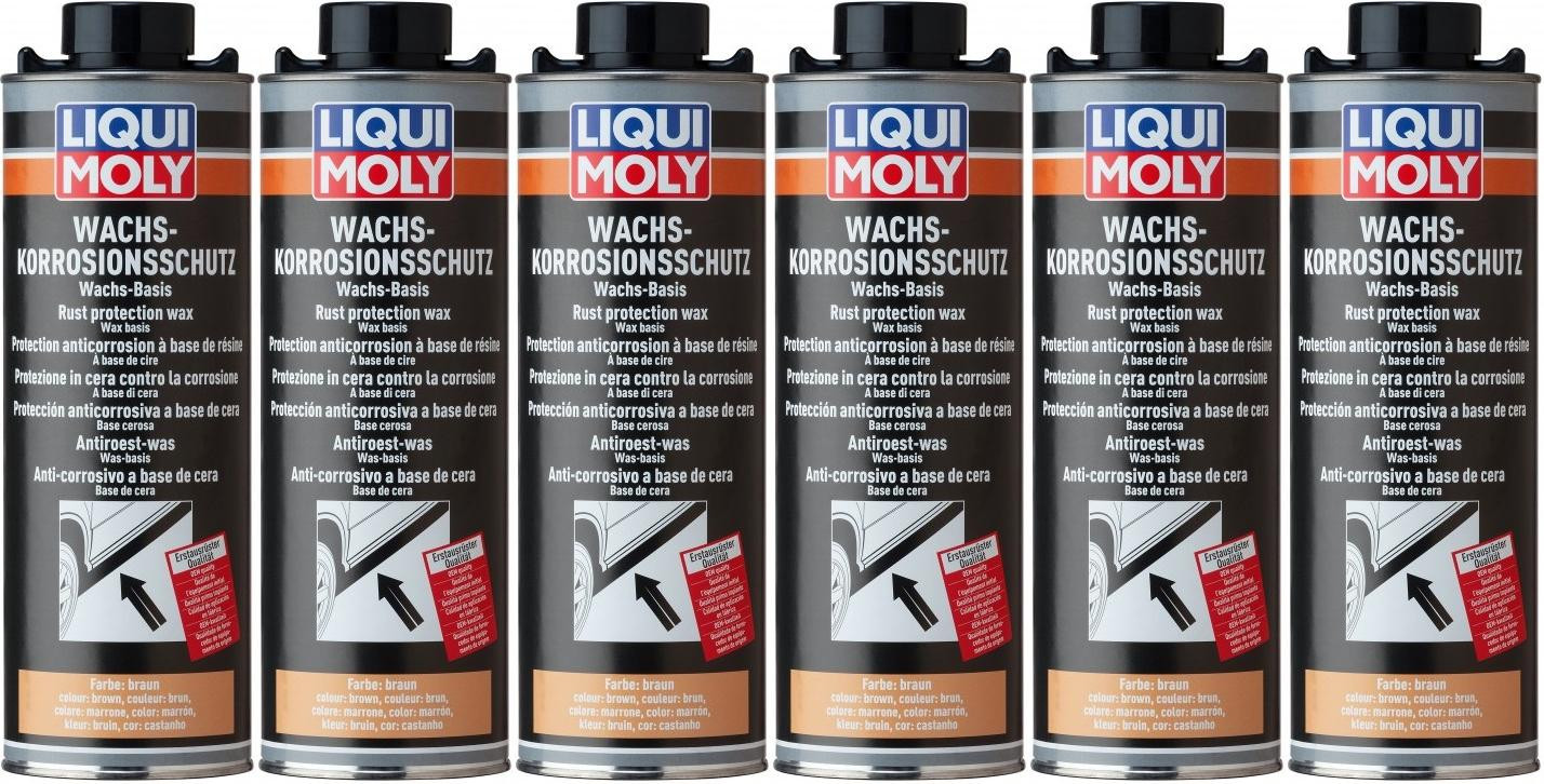 Liqui Moly 6104 Wachs-Korrosions-Schutz braun/transparent 6x 1l = 6 Liter