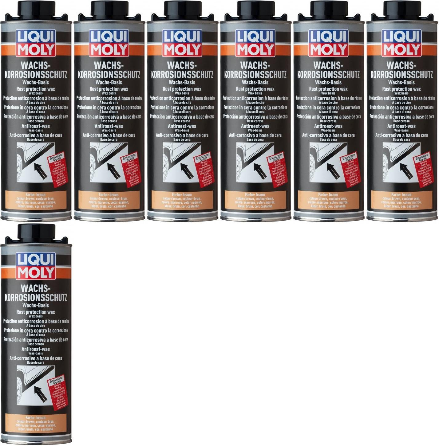 Liqui Moly 6104 Wachs-Korrosions-Schutz braun/transparent 7x 1l = 7 Liter