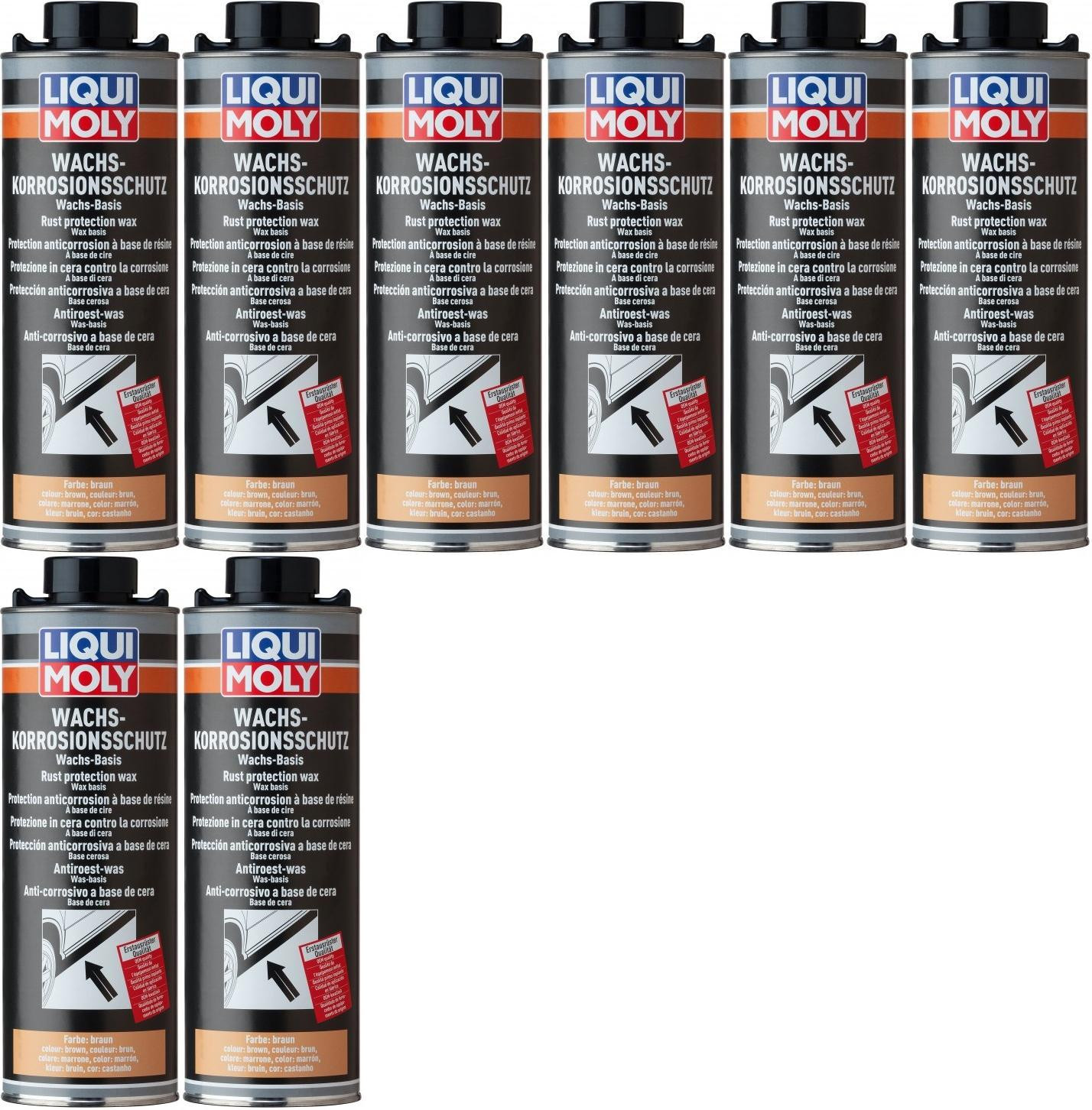 Liqui Moly 6104 Wachs-Korrosions-Schutz braun/transparent 8x 1l = 8 Liter
