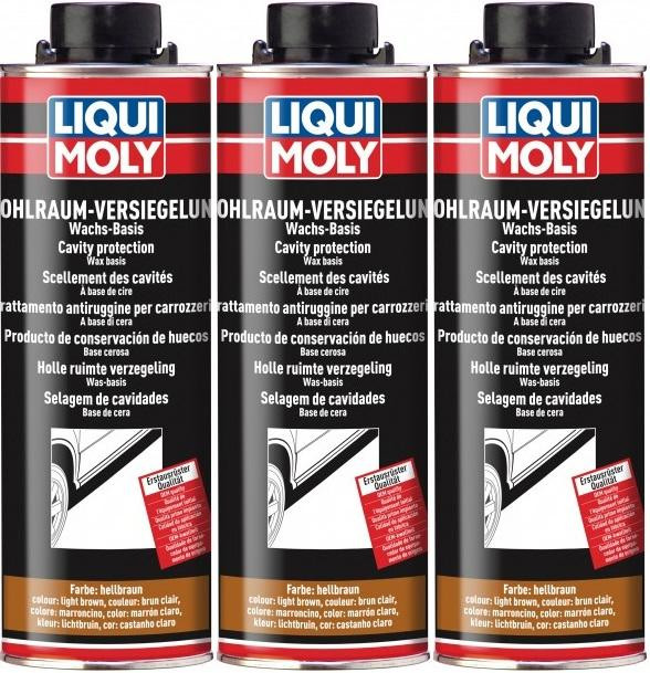 Liqui Moly 6108 Hohlraumversiegelung hellbraun 3x 1l = 3 Liter