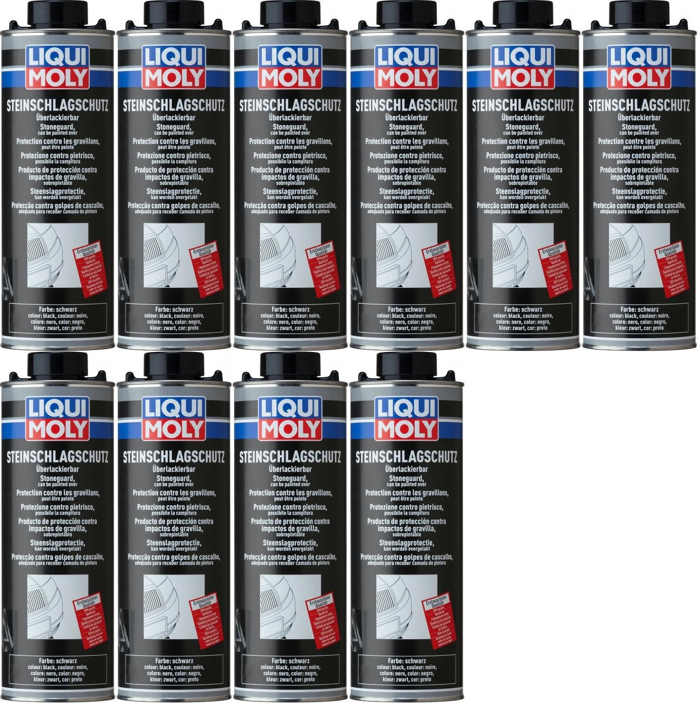 Liqui Moly 6110 Steinschlagschutz schwarz 10x 1l = 10 Liter