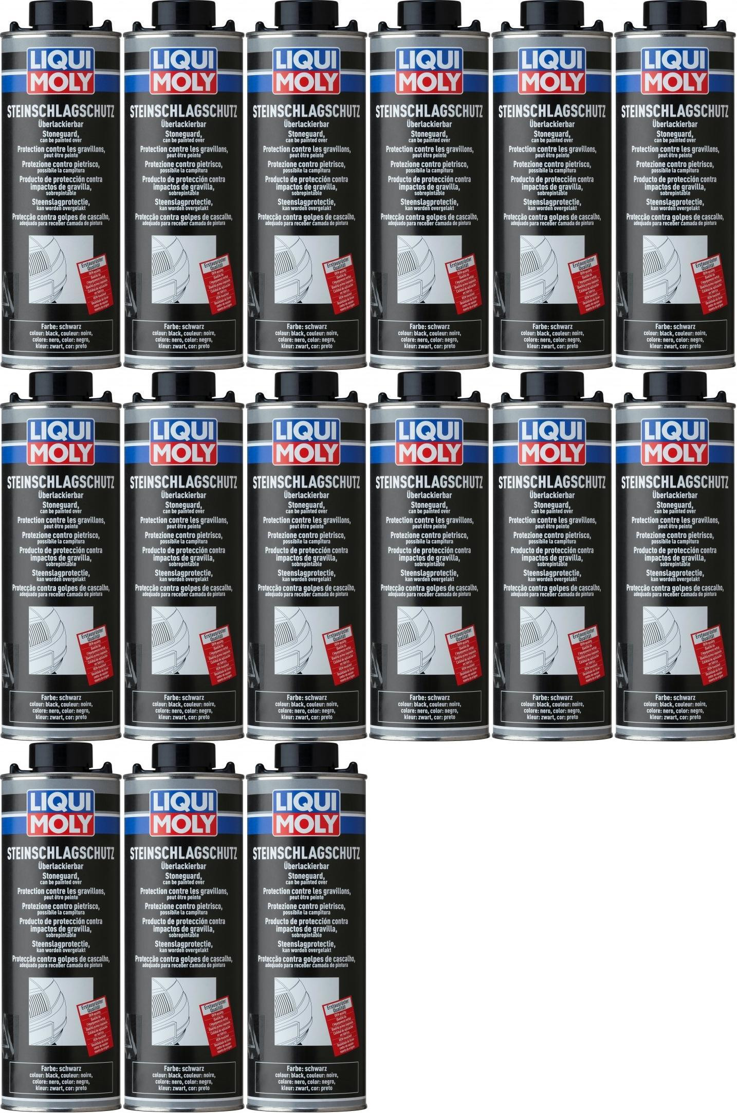 Liqui Moly 6110 Steinschlagschutz schwarz 15x 1l = 15 Liter
