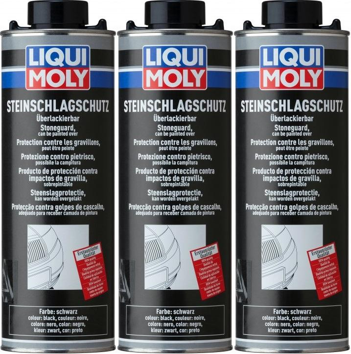 Liqui Moly 6110 Steinschlagschutz schwarz 3x 1l = 3 Liter