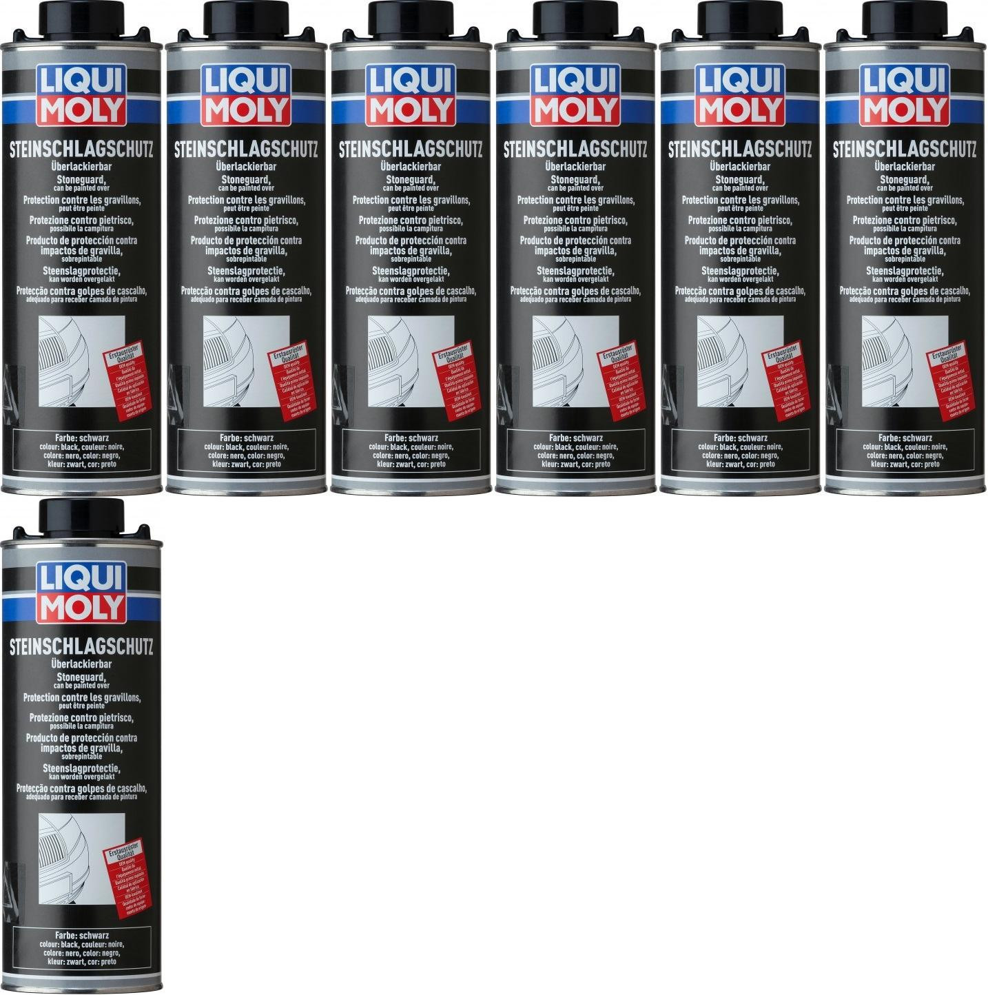 Liqui Moly 6110 Steinschlagschutz schwarz 7x 1l = 7 Liter