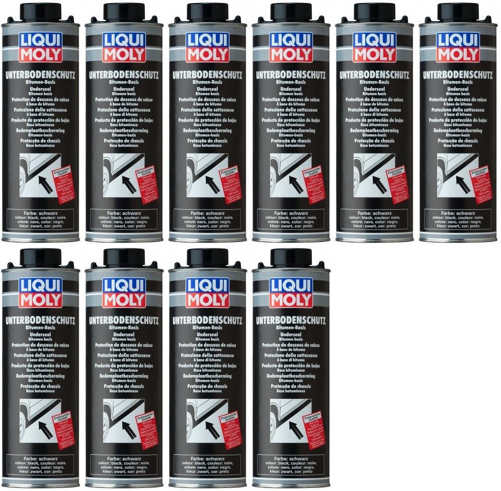 Liqui Moly 6112 Unterbodenschutz Bitumen schwarz 10x 1l = 10 Liter