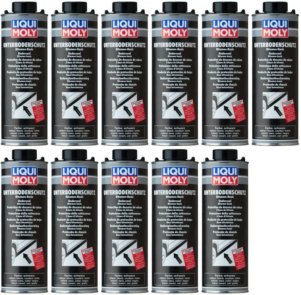 Liqui Moly 6112 Unterbodenschutz Bitumen schwarz 11x 1l = 11 Liter