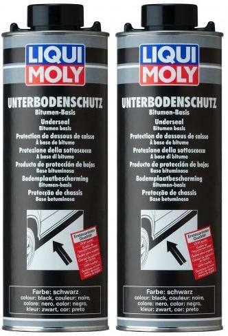 Liqui Moly 6112 Unterbodenschutz Bitumen schwarz 2x 1l = 2 Liter