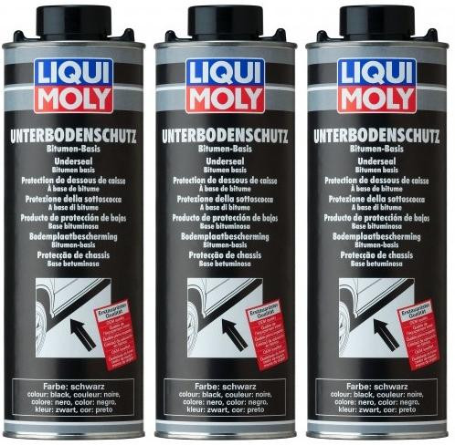 Liqui Moly 6112 Unterbodenschutz Bitumen schwarz 3x 1l = 3 Liter