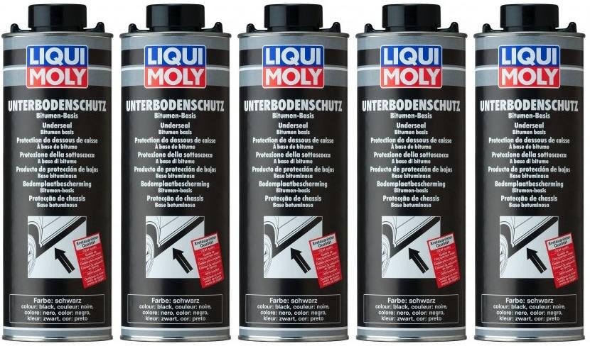 Liqui Moly 6112 Unterbodenschutz Bitumen schwarz 5x 1l = 5 Liter