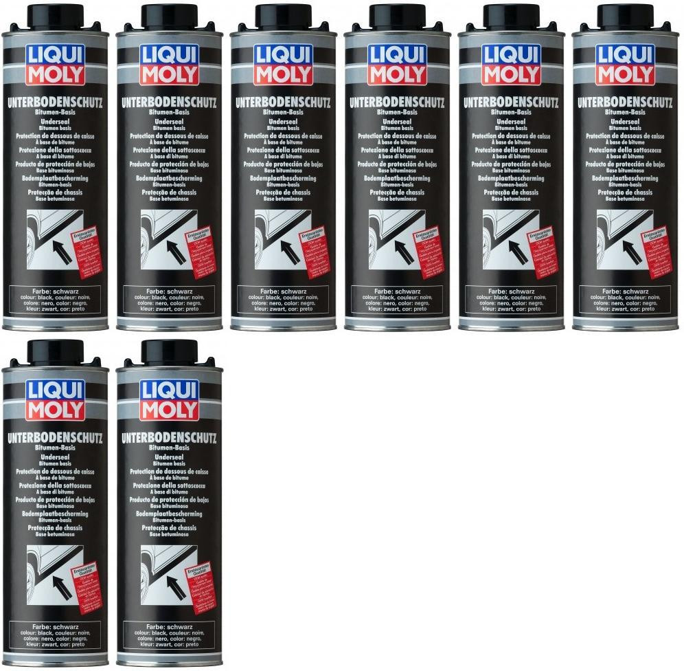 Liqui Moly 6112 Unterbodenschutz Bitumen schwarz 8x 1l = 8 Liter