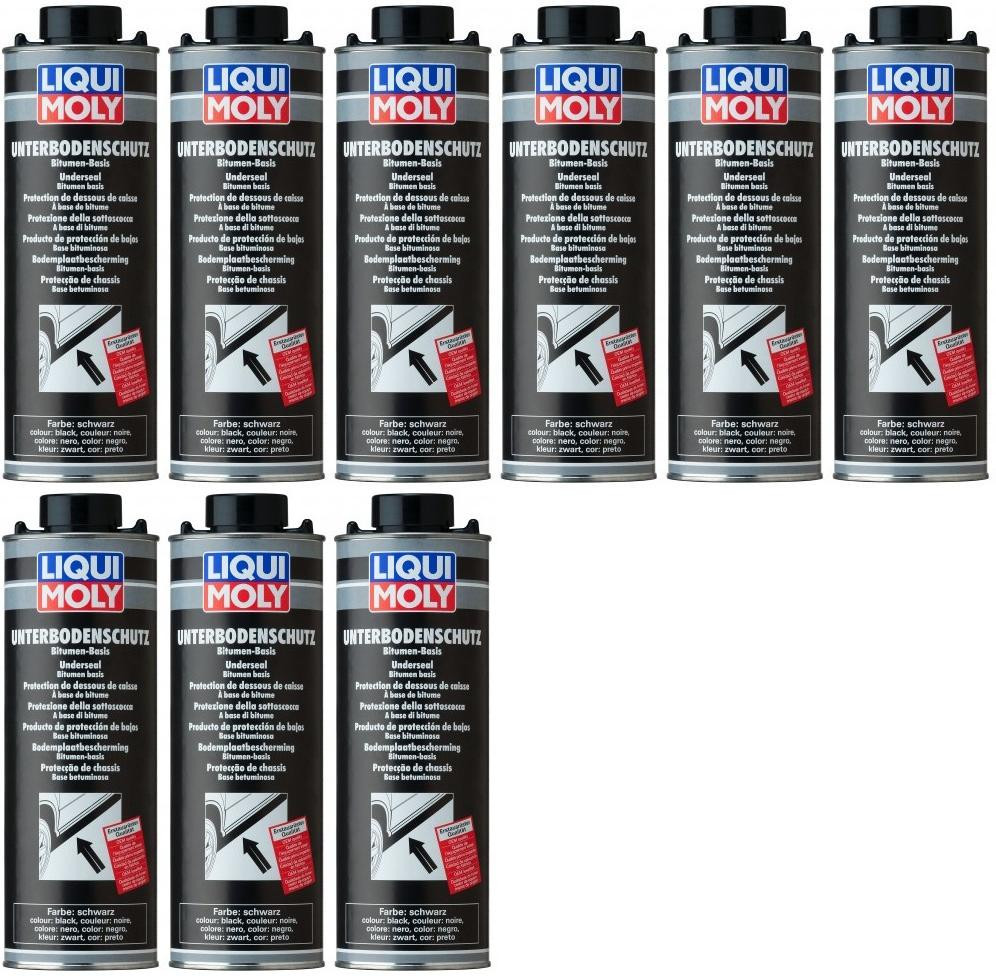 Liqui Moly 6112 Unterbodenschutz Bitumen schwarz 9x 1l = 9 Liter