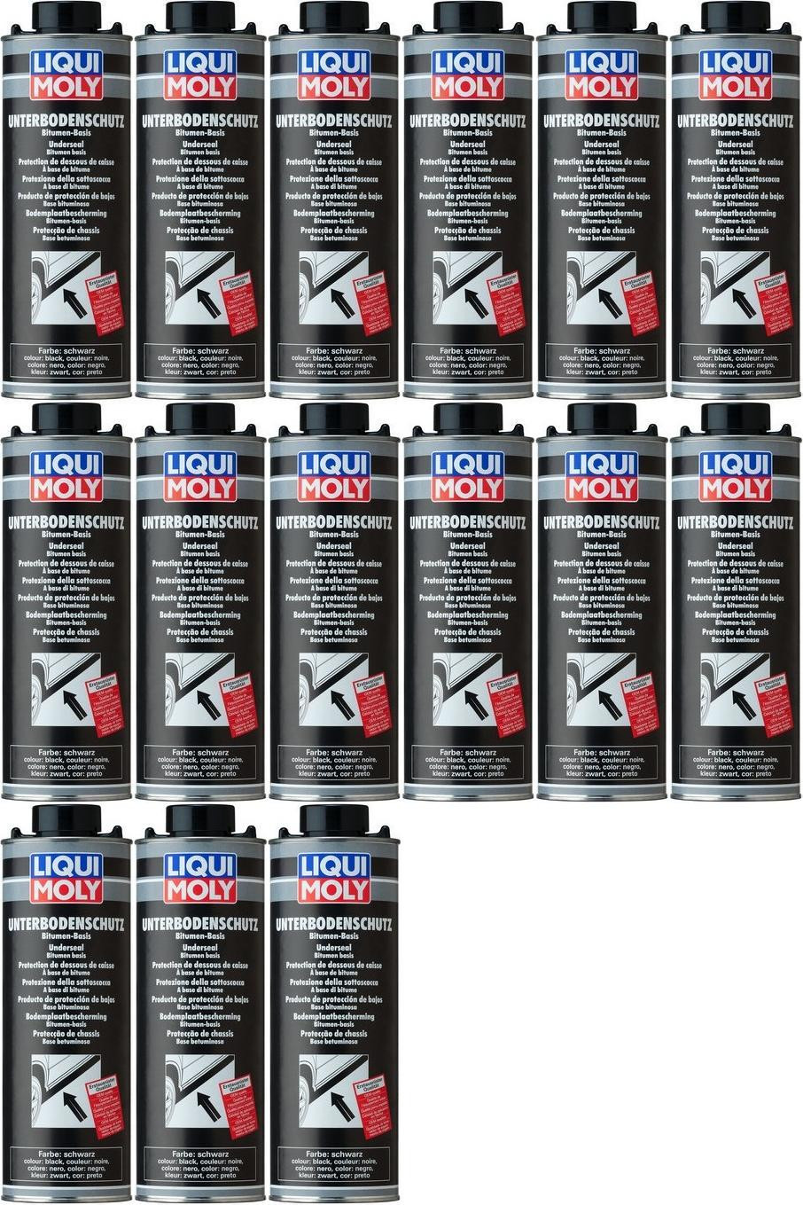 Liqui Moly 6114 Unterbodenschutz schwarz 15x 1l = 15 Liter