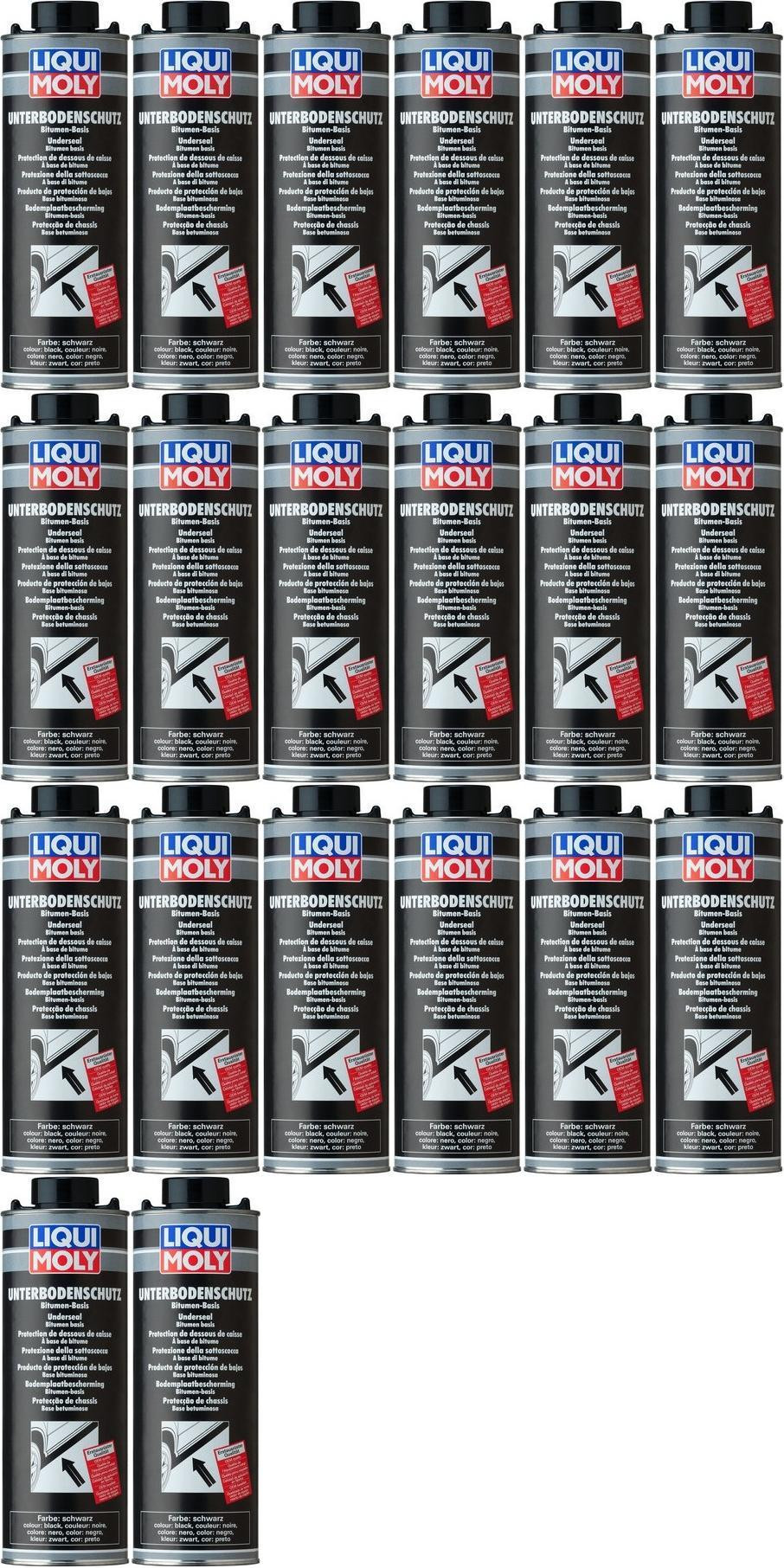Liqui Moly 6114 Unterbodenschutz schwarz 20x 1l = 20 Liter