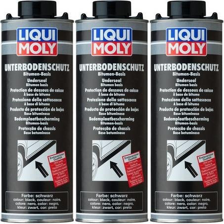 Liqui Moly 6114 Unterbodenschutz schwarz 3x 1l = 3 Liter