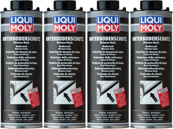 Liqui Moly 6114 Unterbodenschutz schwarz 4x 1l = 4 Liter