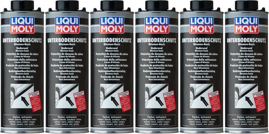 Liqui Moly 6114 Unterbodenschutz schwarz 6x 1l = 6 Liter
