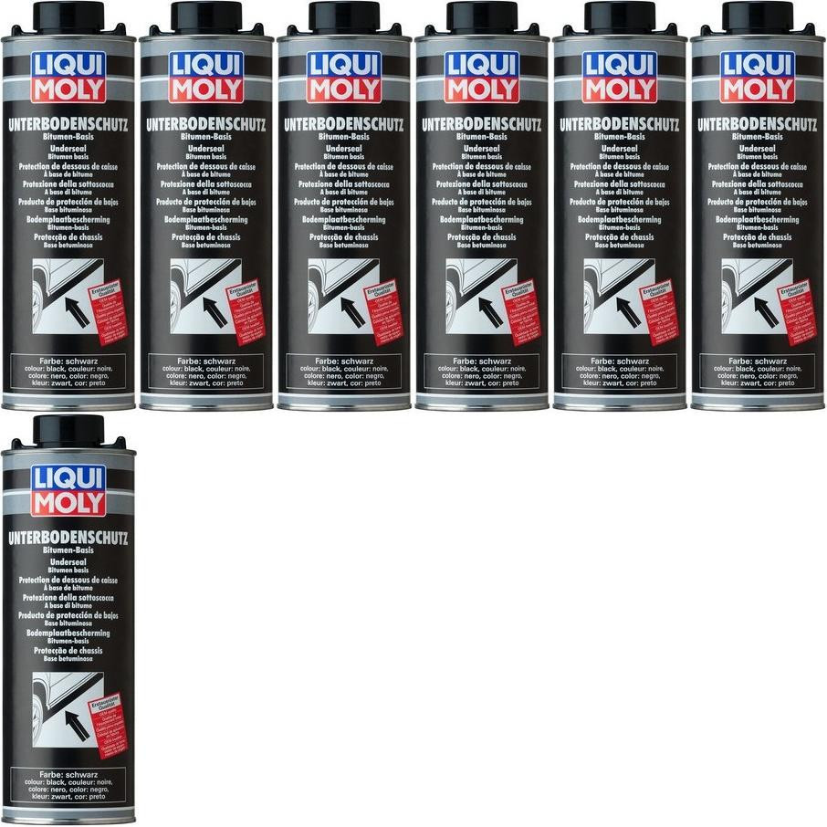 Liqui Moly 6114 Unterbodenschutz schwarz 7x 1l = 7 Liter