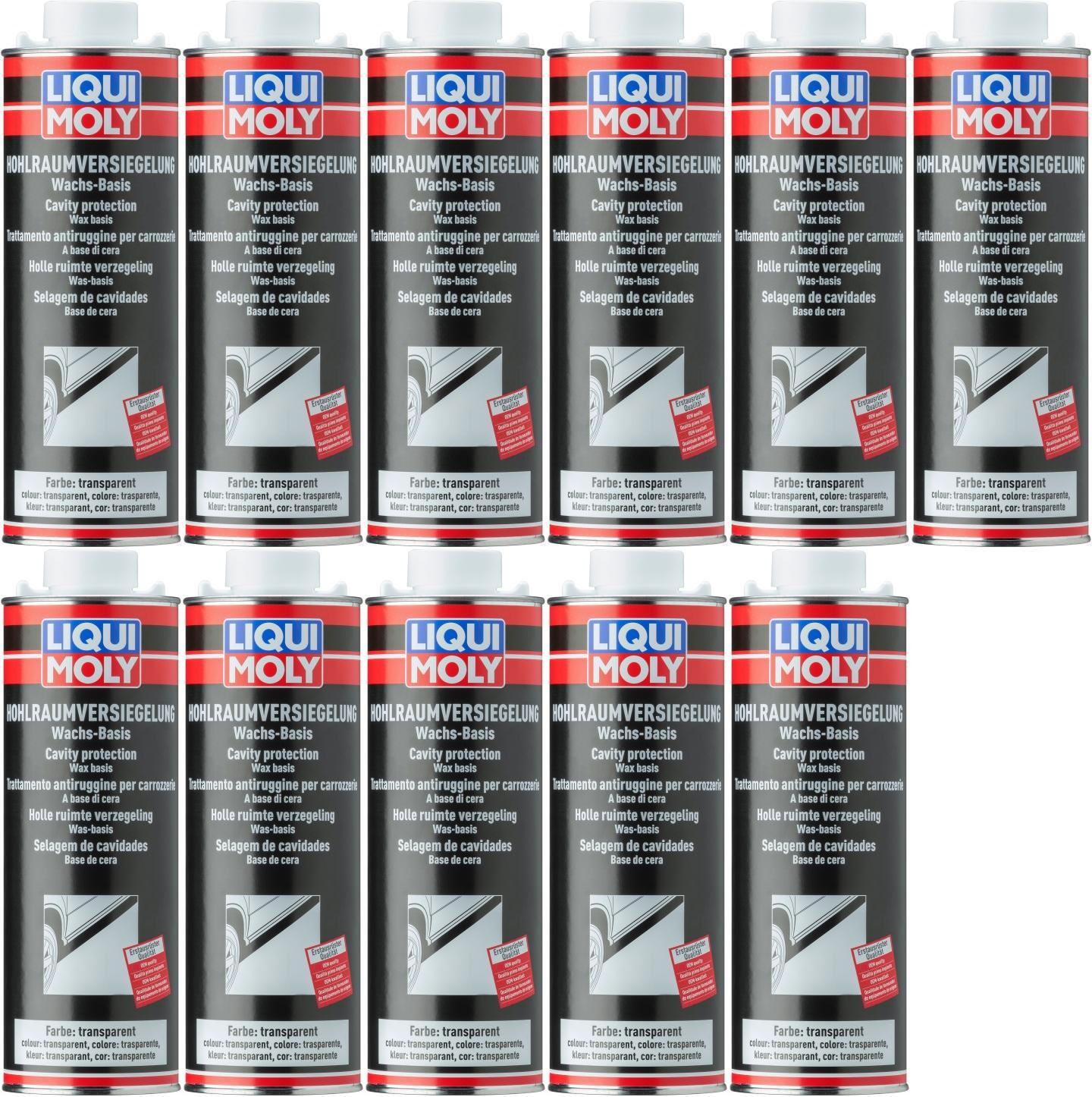 Liqui Moly 6116 Hohlraumversiegelung transparent 11x 1l = 11 Liter