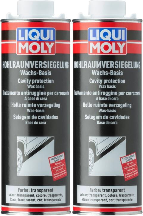 Liqui Moly 6116 Hohlraumversiegelung transparent 2x 1l = 2 Liter