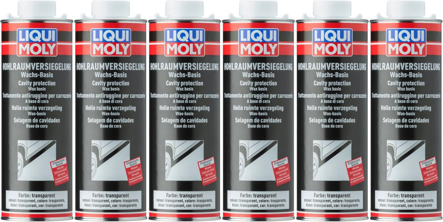 Liqui Moly 6116 Hohlraumversiegelung transparent 6x 1l = 6 Liter
