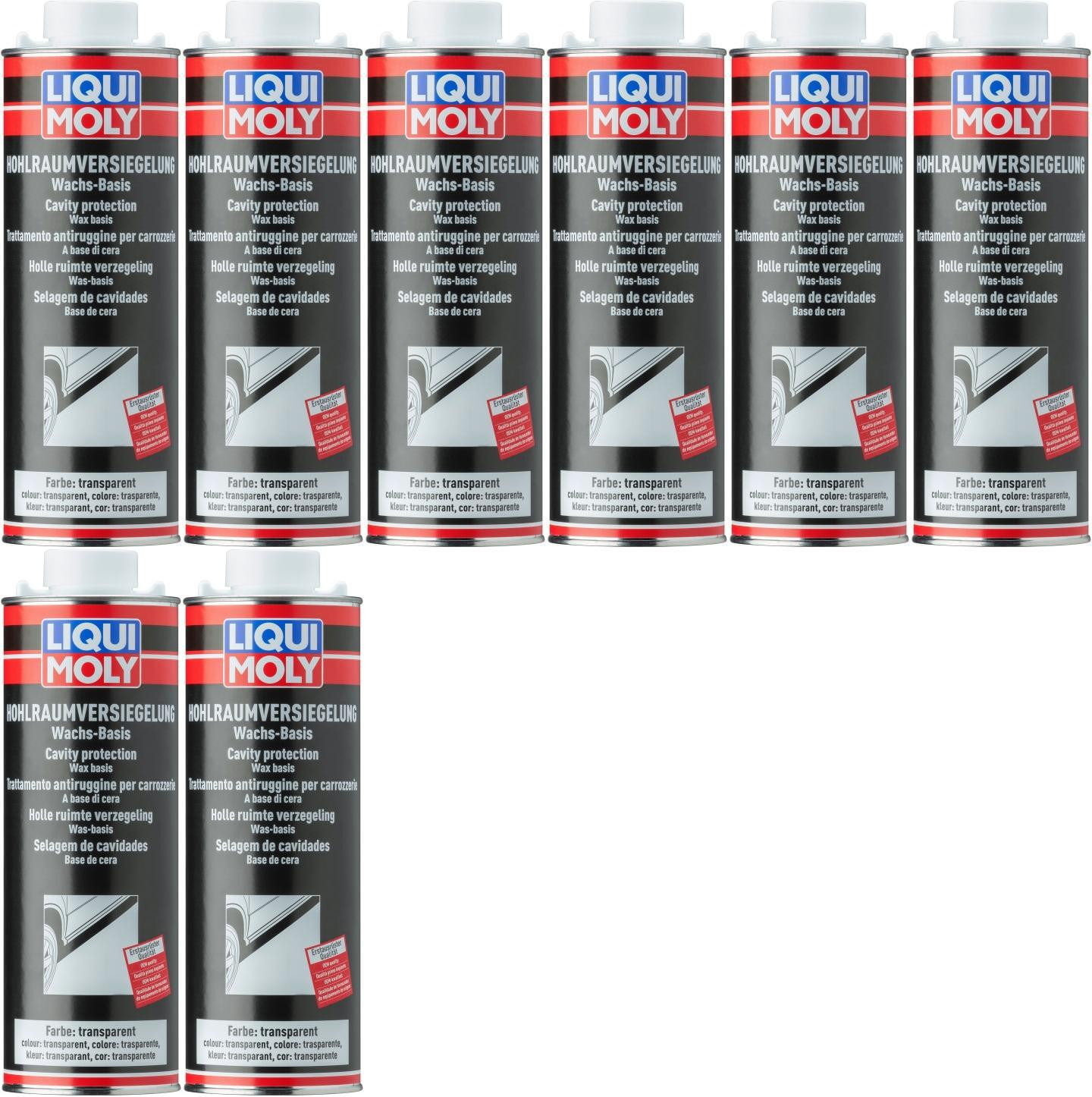 Liqui Moly 6116 Hohlraumversiegelung transparent 8x 1l = 8 Liter