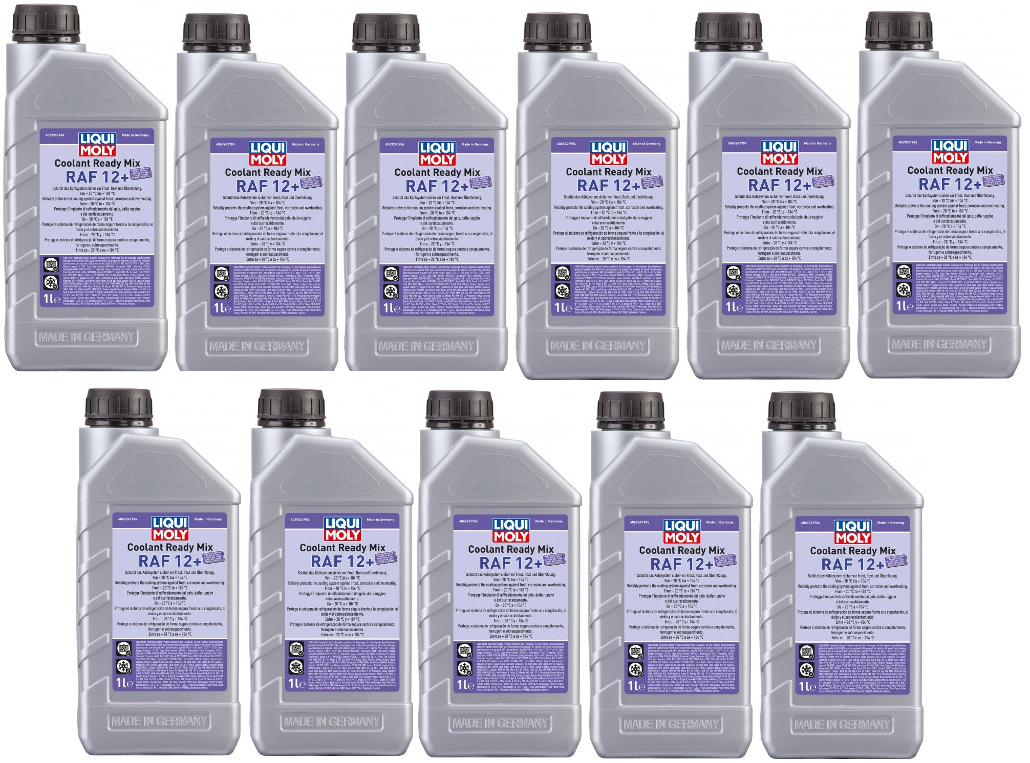 Liqui Moly 6924 Coolant Ready Mix RAF12+ 11x 1l = 11 Liter
