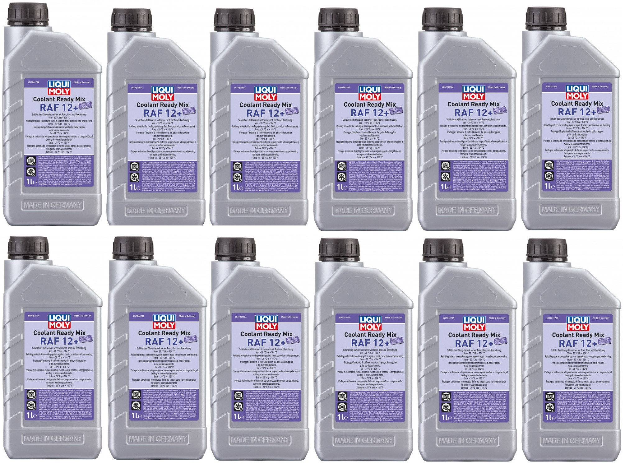 Liqui Moly 6924 Coolant Ready Mix RAF12+ 12x 1l = 12 Liter