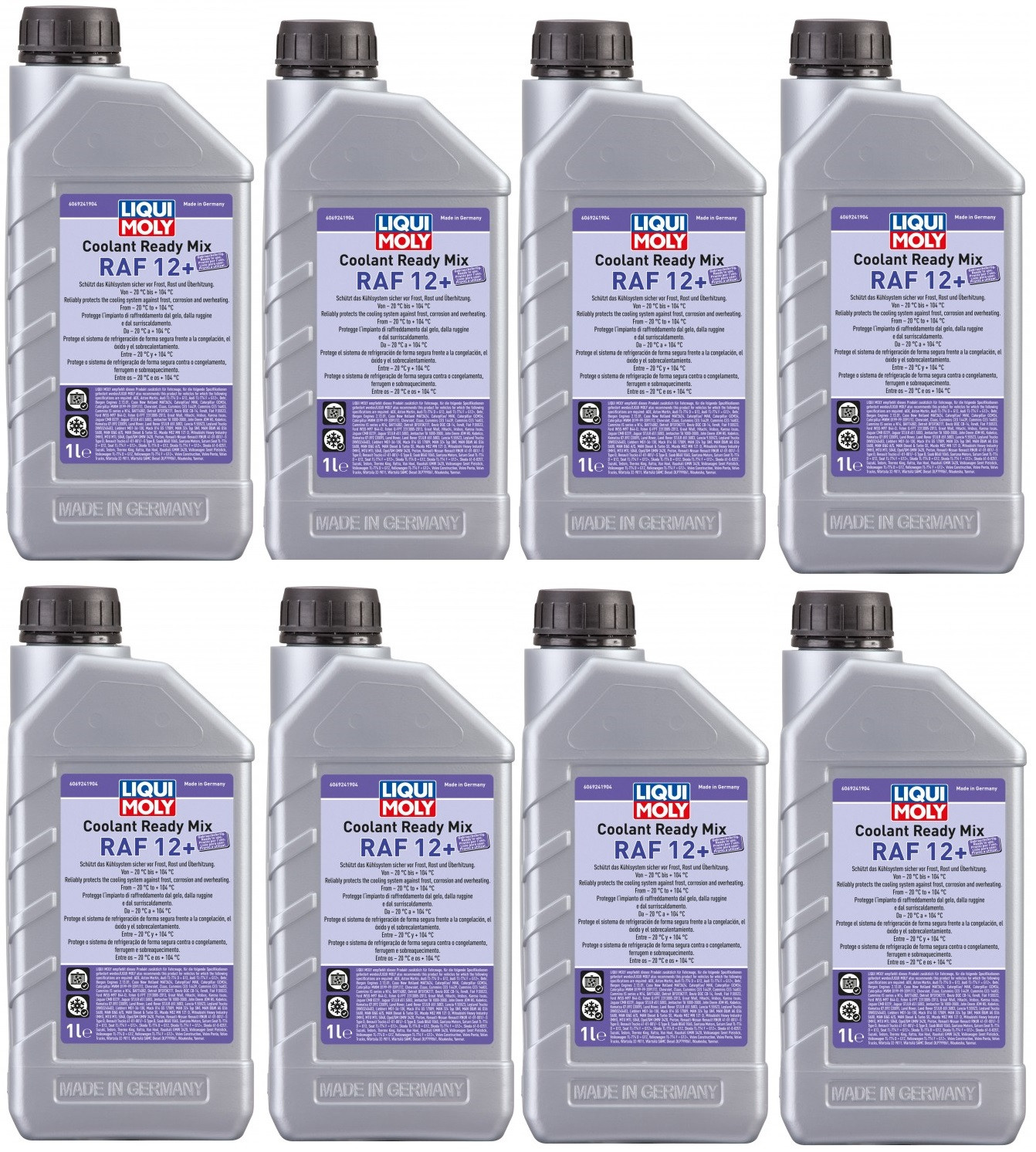 Liqui Moly 6924 Coolant Ready Mix RAF12+ 8x 1l = 8 Liter