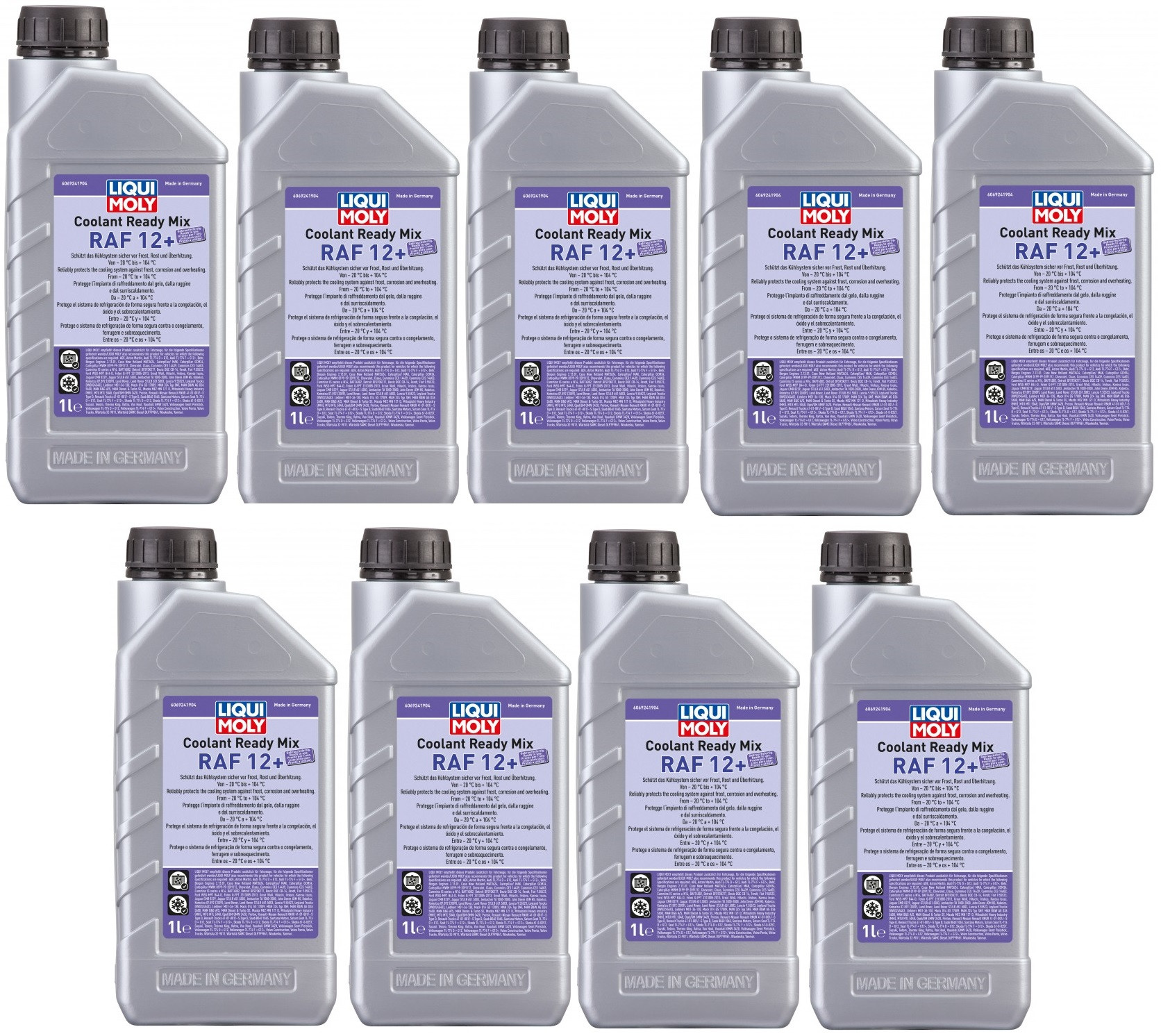 Liqui Moly 6924 Coolant Ready Mix RAF12+ 9x 1l = 9 Liter