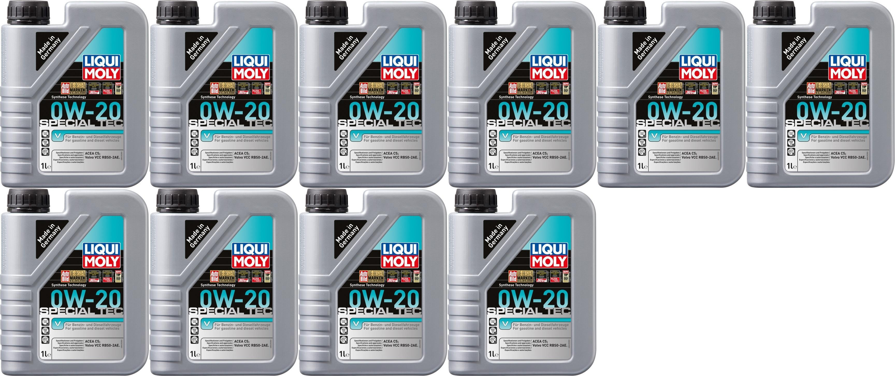 Liqui Moly 8420 Special Tec V 0W-20 10x 1l = 10 Liter