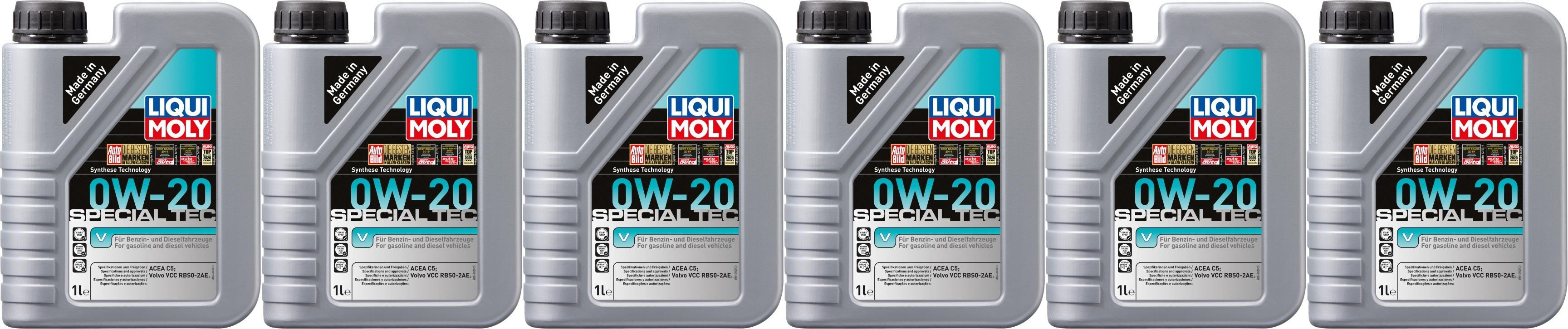 Liqui Moly 8420 Special Tec V 0W-20 6x 1l = 6 Liter