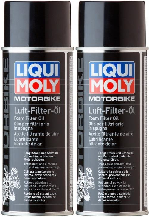 Liqui Moly 1604 Motorbike Luftfilteröl (Spray) 2x 400 Milliliter