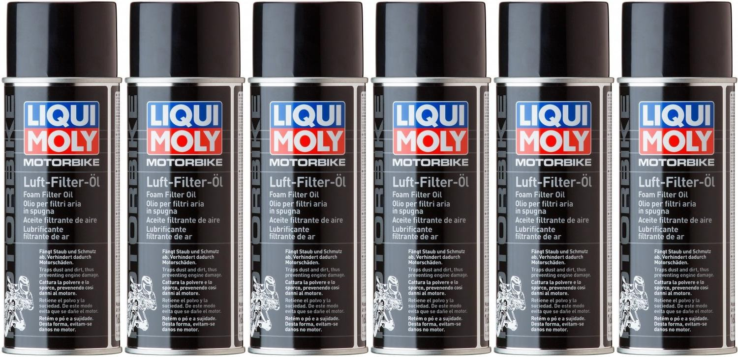 Liqui Moly 1604 Motorbike Luftfilteröl (Spray) 6x 400 Milliliter