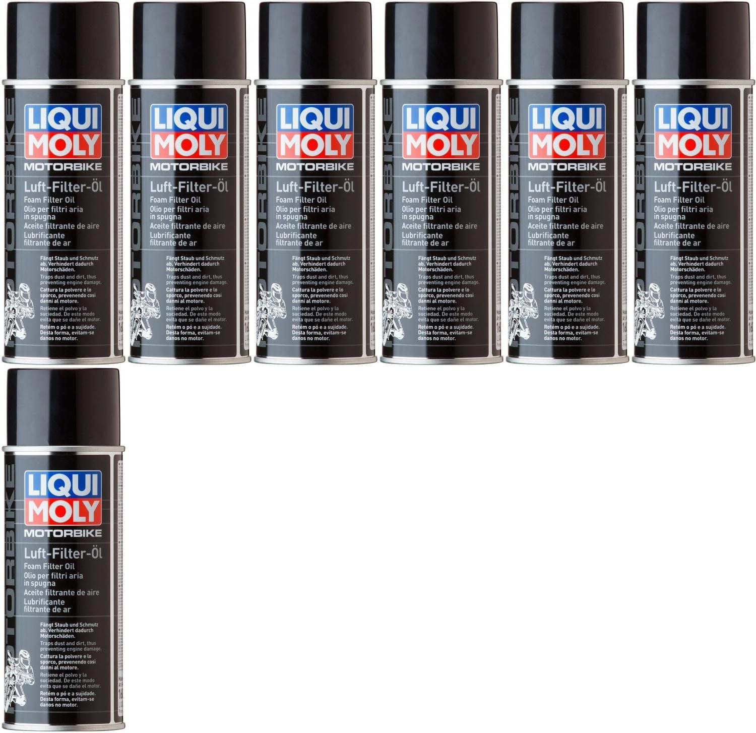 Liqui Moly 1604 Motorbike Luftfilteröl (Spray) 7x 400 Milliliter