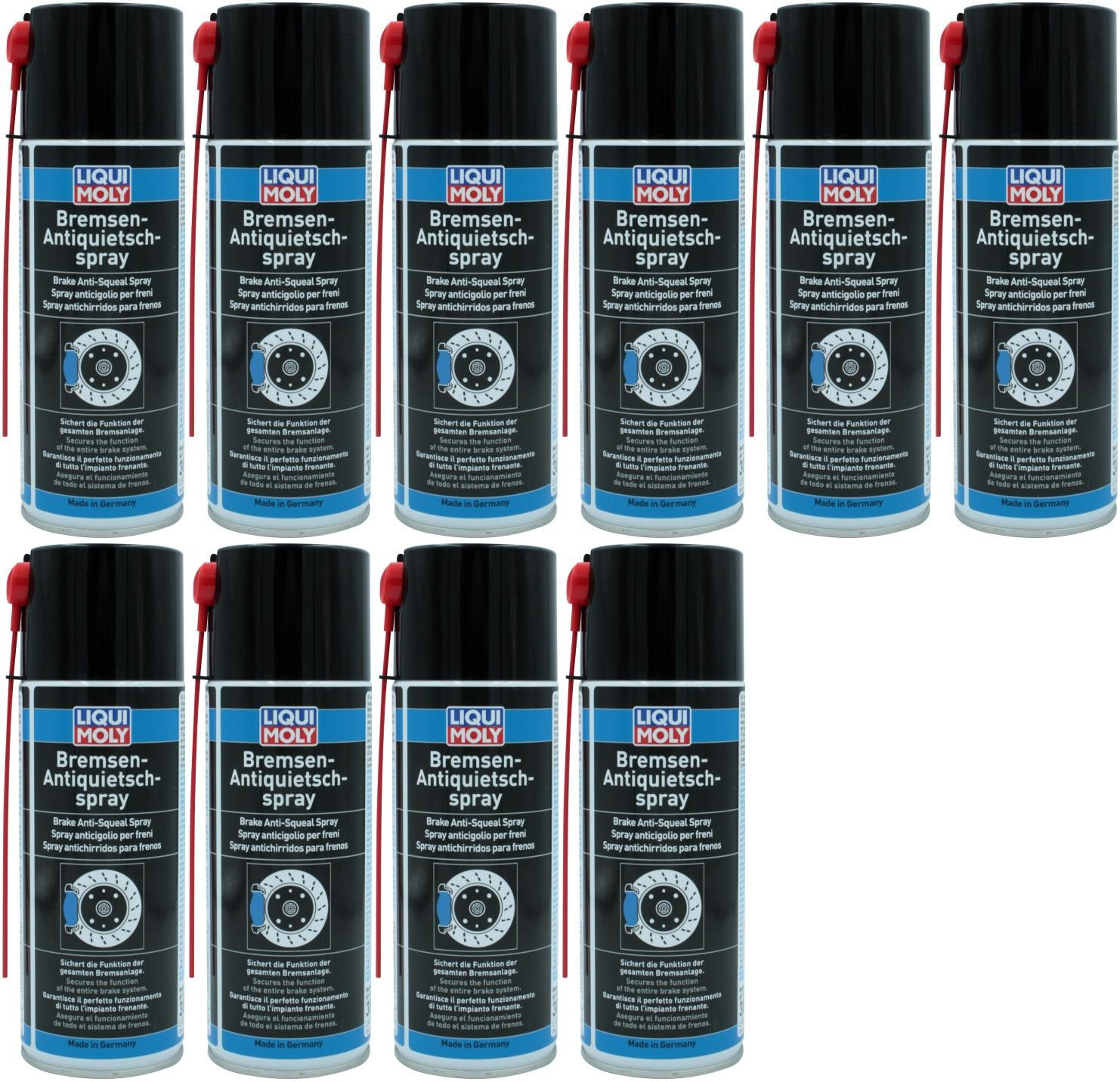 Liqui Moly 3079 Bremsen-Antiquietschspray 10x 400 Milliliter