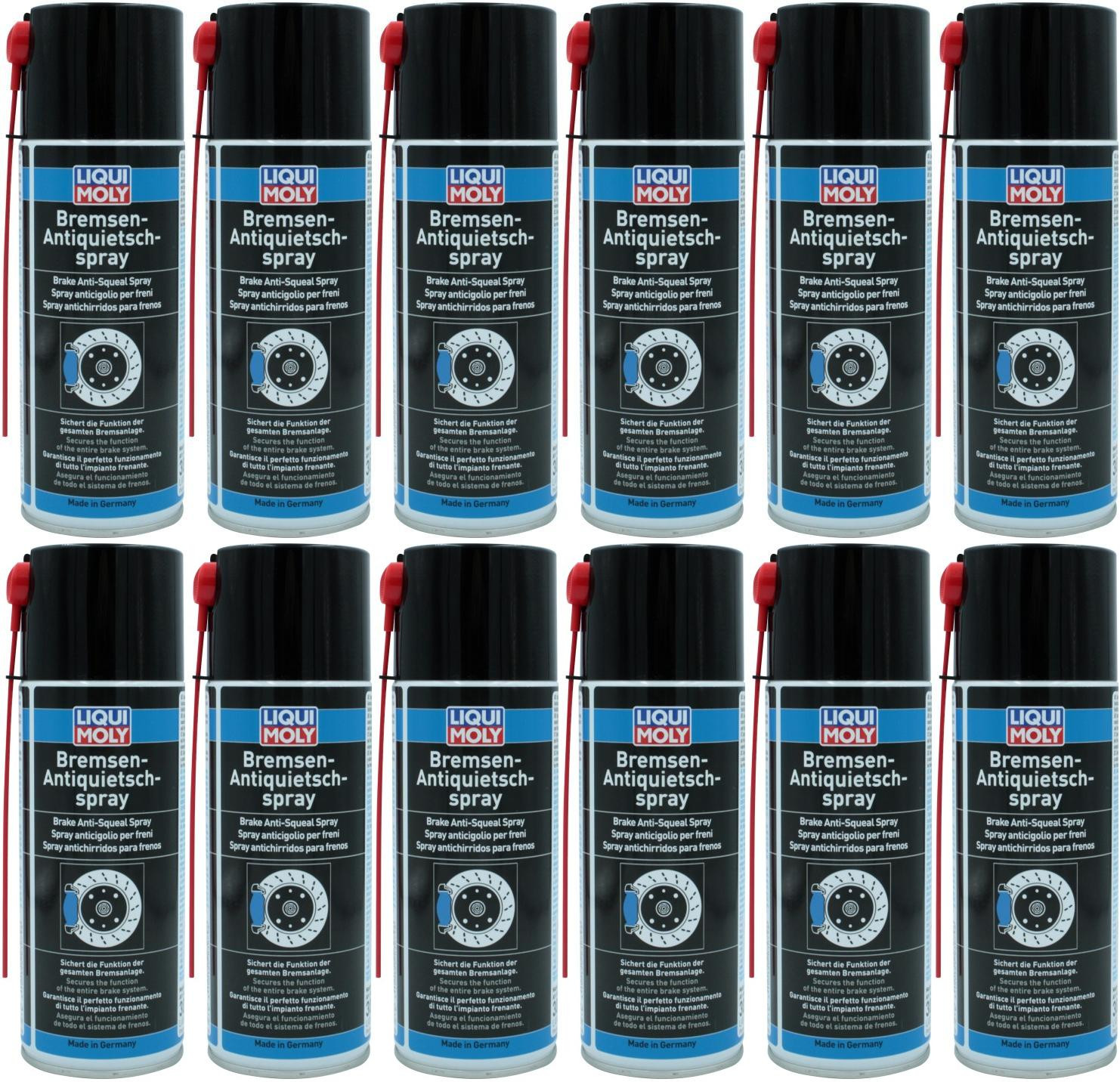 Liqui Moly 3079 Bremsen-Antiquietschspray 12x 400 Milliliter