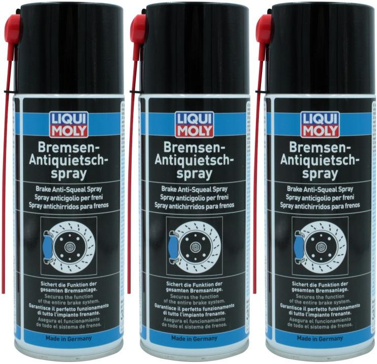 Liqui Moly 3079 Bremsen-Antiquietschspray 3x 400 Milliliter