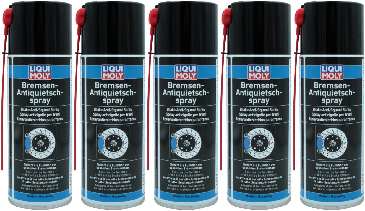 Liqui Moly 3079 Bremsen-Antiquietschspray 5x 400 Milliliter
