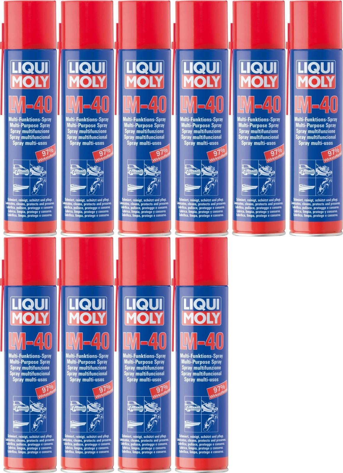 Liqui Moly 3391 LM 40 Multifunktionsspray 10x 400 Milliliter
