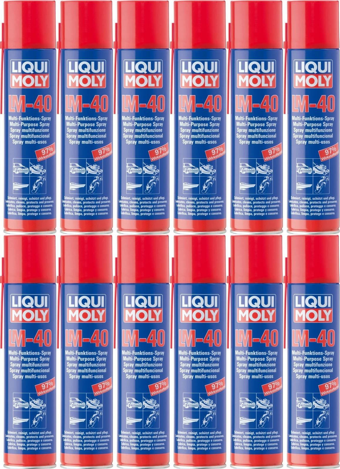 Liqui Moly 3391 LM 40 Multifunktionsspray 12x 400 Milliliter