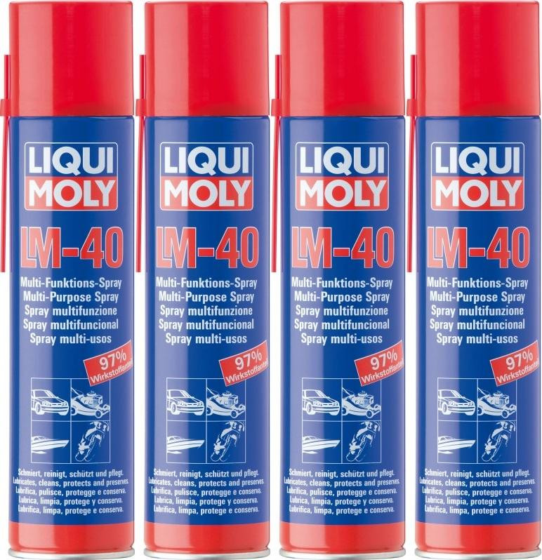 Liqui Moly 3391 LM 40 Multifunktionsspray 4x 400 Milliliter