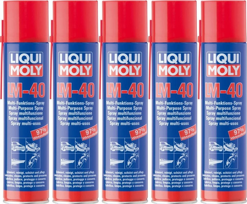 Liqui Moly 3391 LM 40 Multifunktionsspray 5x 400 Milliliter