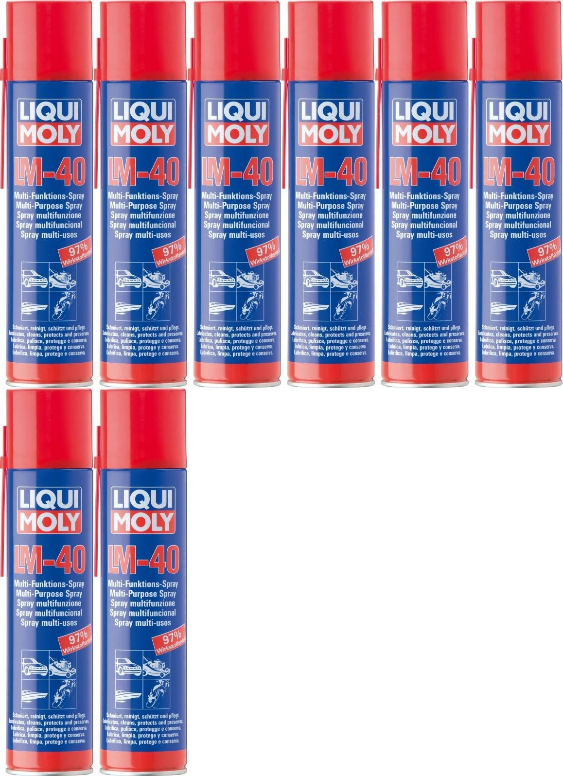 Liqui Moly 3391 LM 40 Multifunktionsspray 8x 400 Milliliter