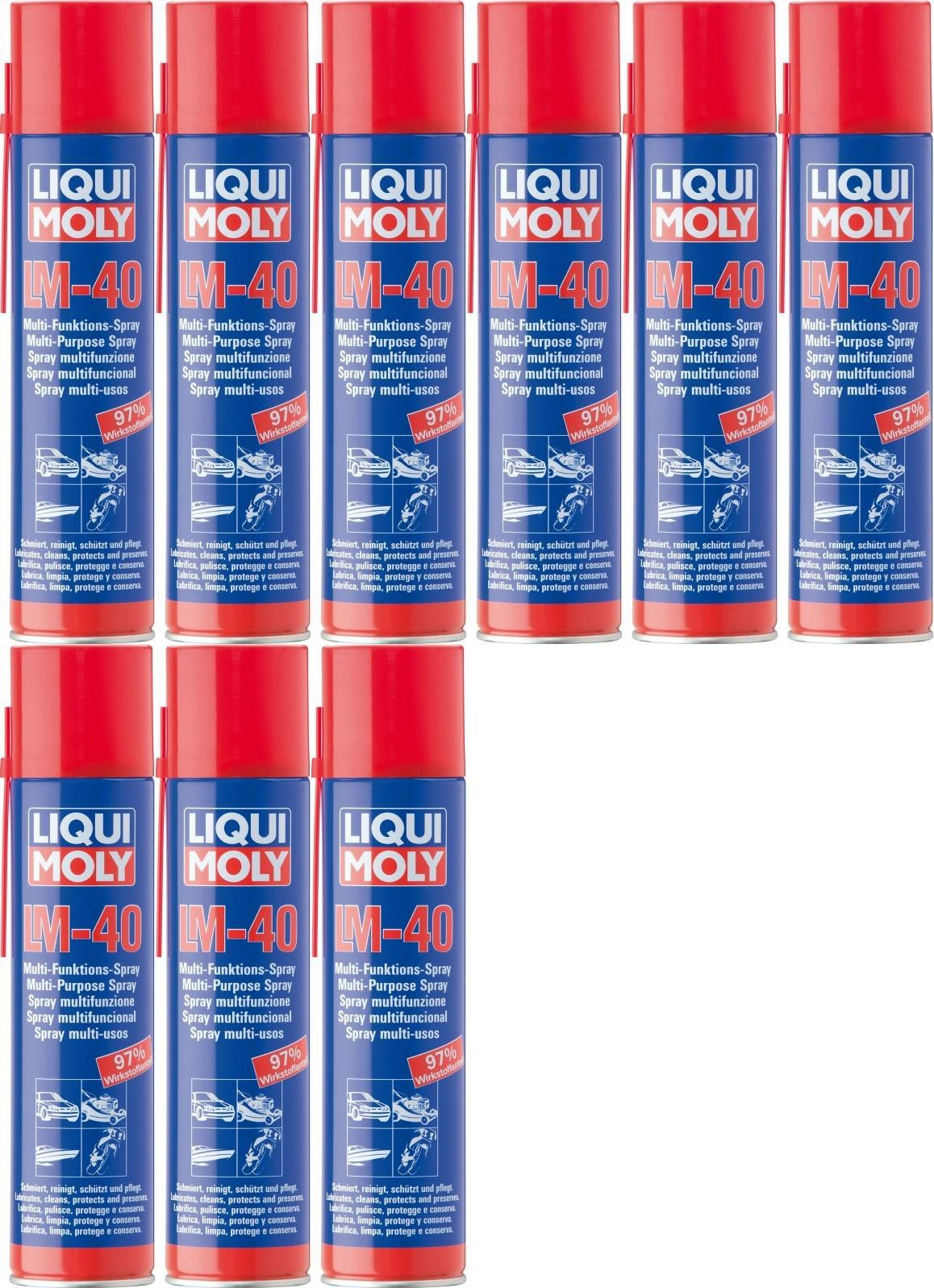 Liqui Moly 3391 LM 40 Multifunktionsspray 9x 400 Milliliter